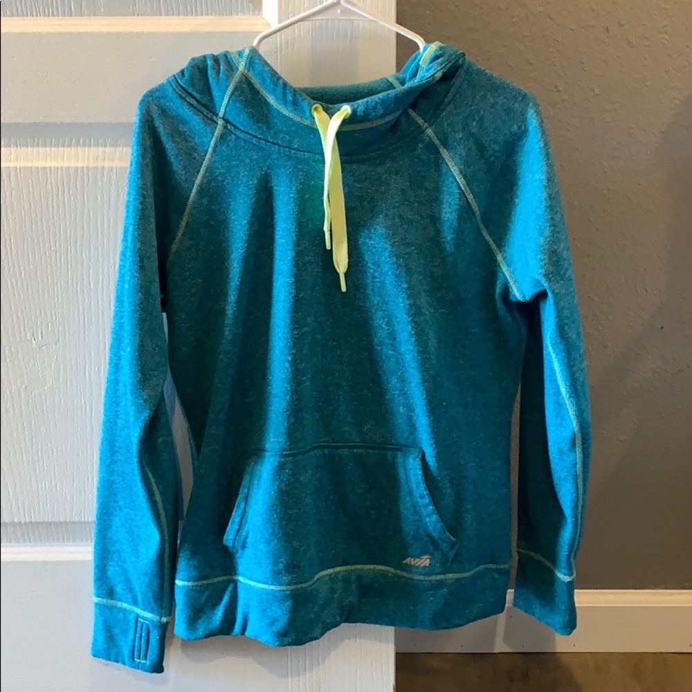 Teal workout sweater